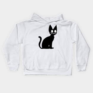 Cute Black Cat Kids Hoodie